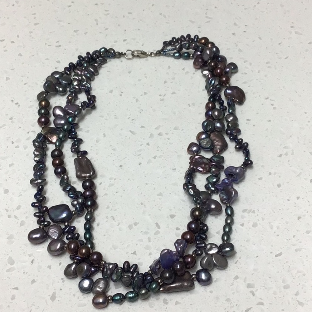 Fresh Water Pearl 3 Strand Necklace